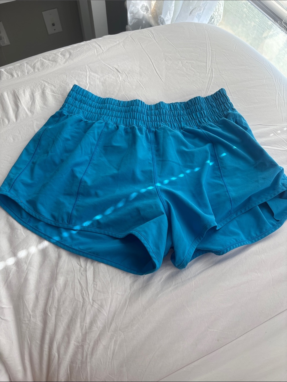 Women's Athletic Running Shorts - Teal